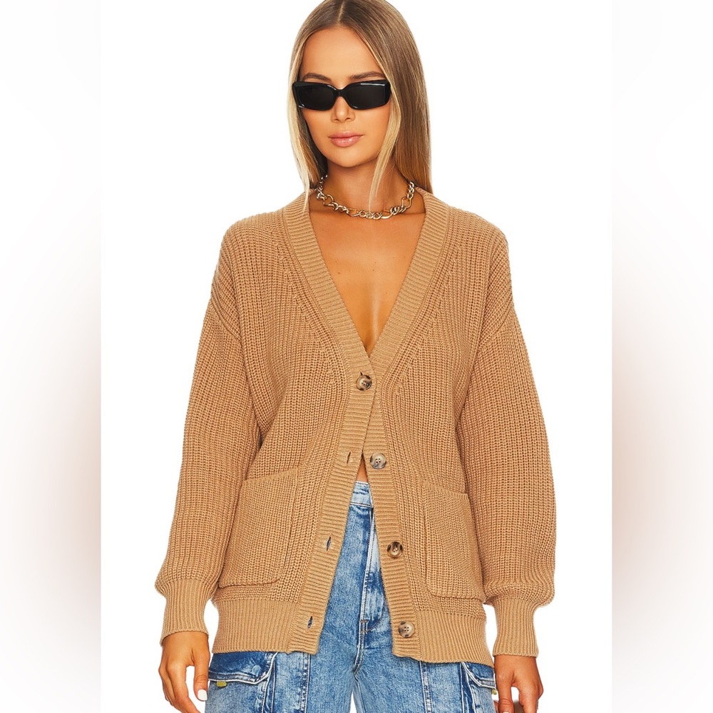 CALLAHAN - THE CARDIGAN IN CAMEL - SIZE SMALL - WORN ONCE